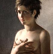 Pierre-Narcisse Guerin Jeune fille en buste oil painting